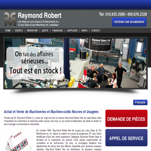 ROBERT S MACHINERIE LTEE