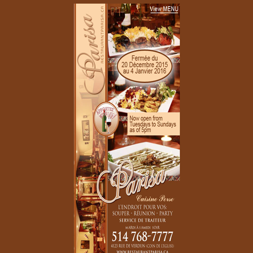 RESTAURANT PARISA RESTAURANT PARISA