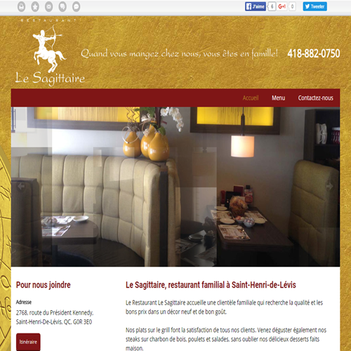 RESTAURANT LE SAGITTAIRE ENR