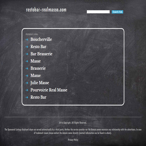 RESTO BAR RéAL MASSé