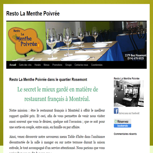 RESTO LA MENTHE POIVRéE