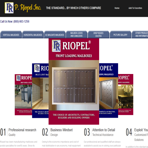 RIOPEL MAIL BOXES FOR APARTMENTS