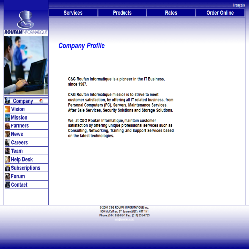 C & G ROUFAN INFORMATIQUE INC