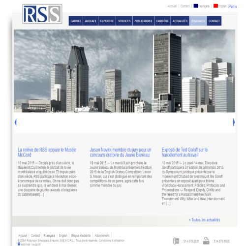 ROBINSON SHEPPARD SHAPIRO ROBINSON SHEPPARD SHAPIRO