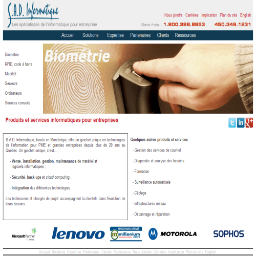 S A D INFORMATIQUE S A D INFORMATIQUE