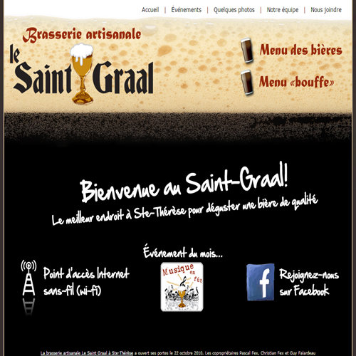 BRASSERIE ARTISANALE LE SAINT-GRAAL INC