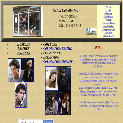 SALON CABELLO INC