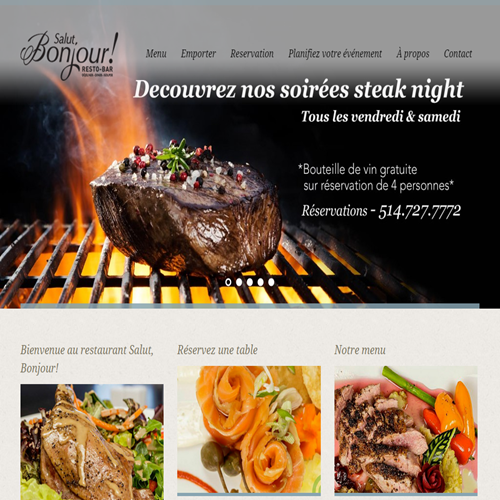 SALUT BONJOUR DéJEUNER-DINER