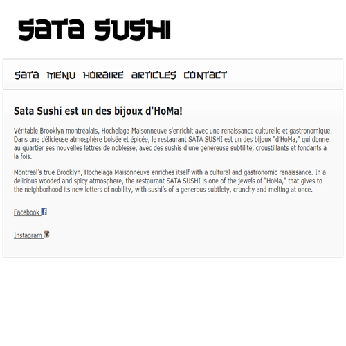 SUSHI SATA