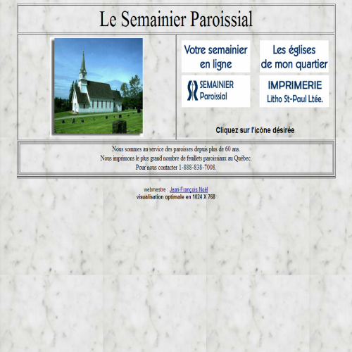 SEMAINIER PAROISSIAL INC