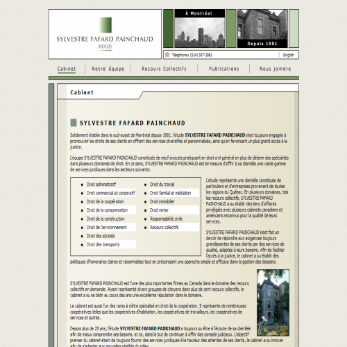 SYLVESTRE CHARBONNEAU FAFARD