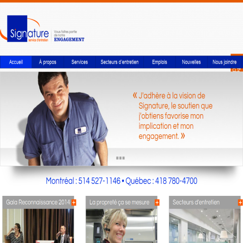 SERVICES D'ENTRETIEN SIGNATURE