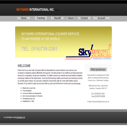 SKYWARD COURRIER INTL