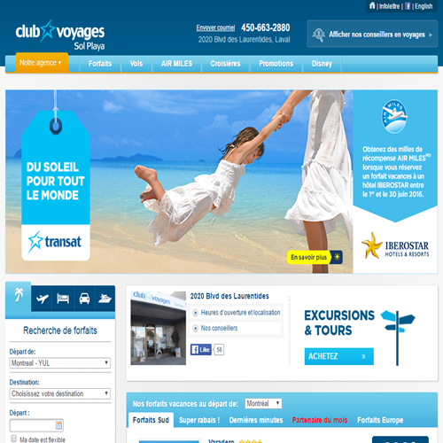 CLUB VOYAGES SOL PLAYA