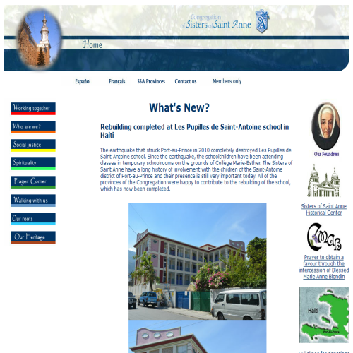 SOEURS DE SAINTE-ANNE SOEURS DE SAINTE-ANNE