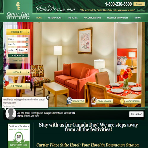 CARTIER PLACE SUITE HOTEL