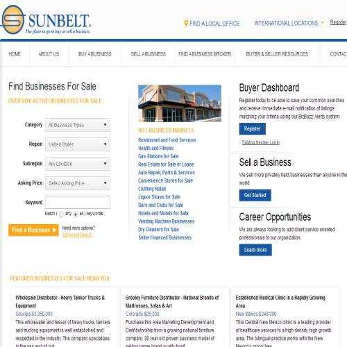 COURTIER D'AFFAIRES SUNBELT