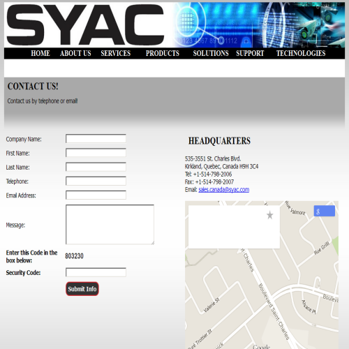 SYAC CANADA INC