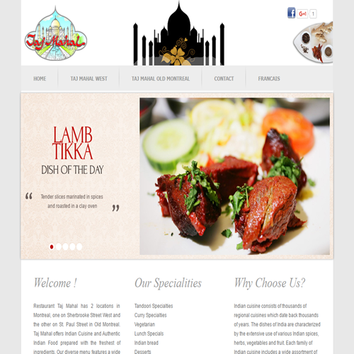 TAJ MAHAL DU VIEUX-MONTREAL