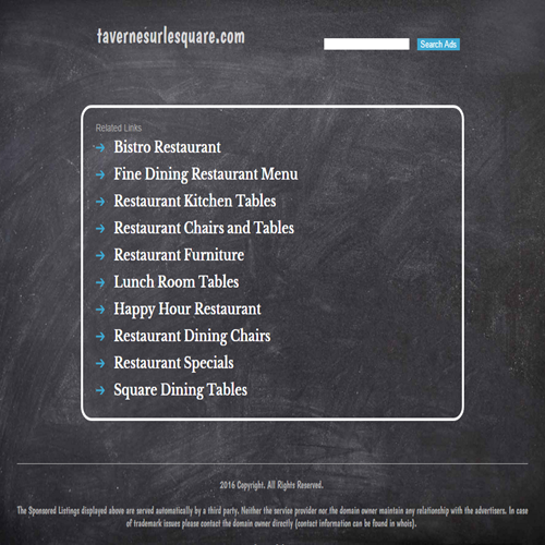 TAVERNE SUR LE SQUARE