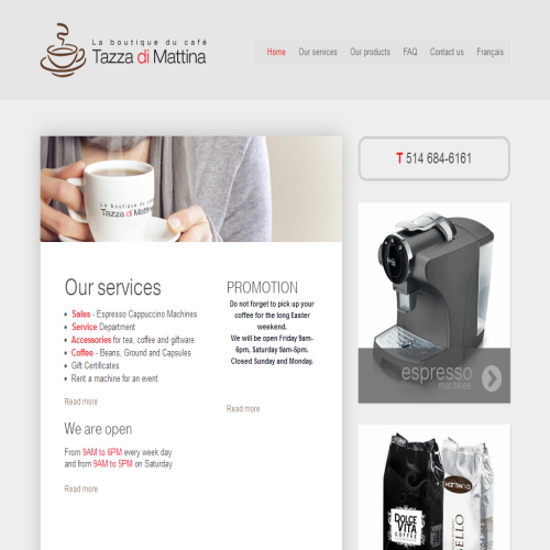 LA BOUTIQUE DU CAFE TAZZA DI MATTINA INC