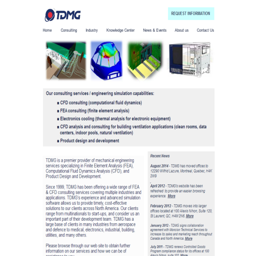 TDMG THERMAL DESIGN MANAGEMENT GROUP