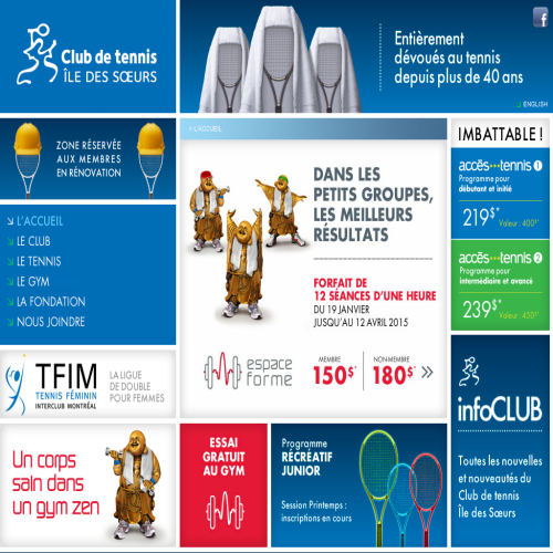 CLUB DE TENNIS INTERIEUR-L'ILE