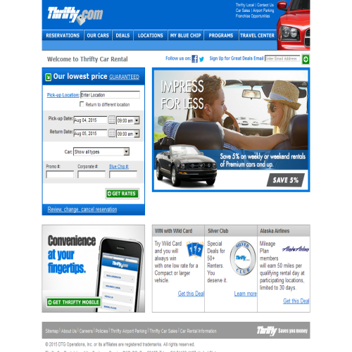 THRIFTY LOCATION D'AUTOS