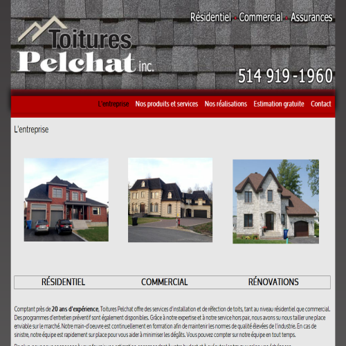 LES TOITURES PELCHAT INC