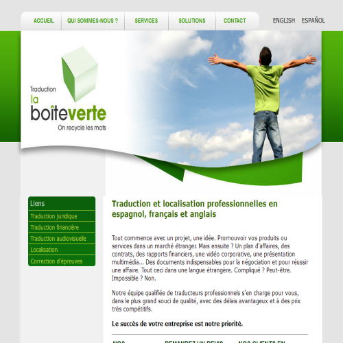 TRADUCTION LA BOITE VERTE TRADUCTION LA BOITE VERTE