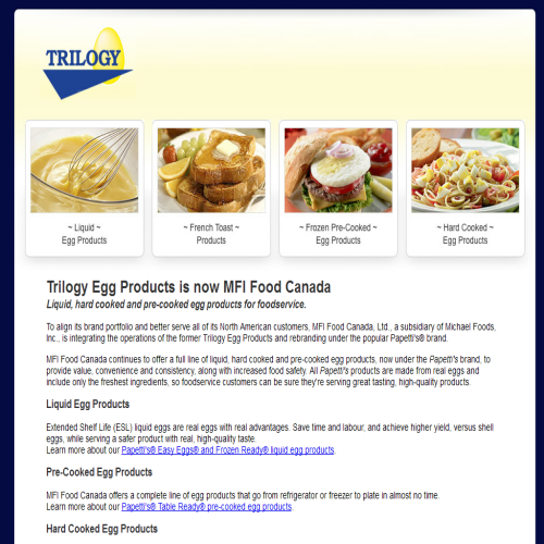 TRILOGY EGG PRODUCTS INC