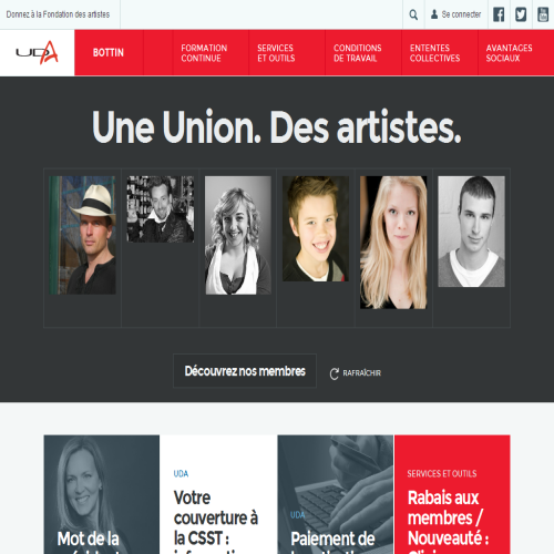 UNION DES ARTISTES UNION DES ARTISTES