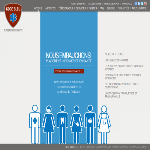 URGENCE MEDICALE CODE BLEU