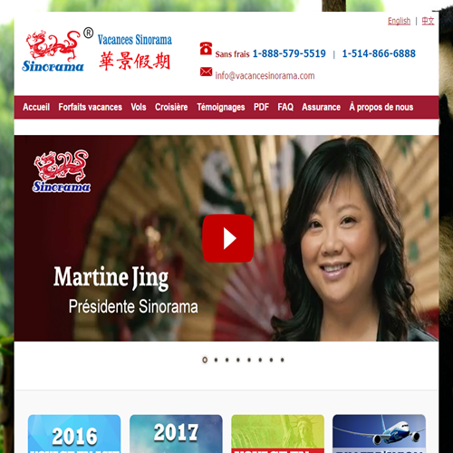 VACANCES SINORAMA INC