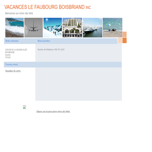 VACANCES LE FAUBOURG BOISBRIAND INC