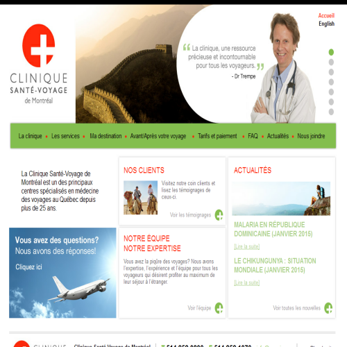 CLINIQUE SANTE-VOYAGE DE MONTREAL