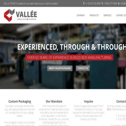 CARTONNIERS VALLEE & FILS LTEE