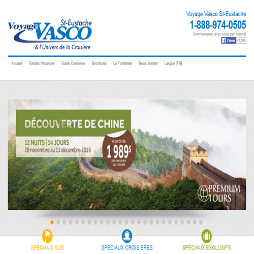 VOYAGES VASCO ST-EUSTACHE DES PATRIOTES