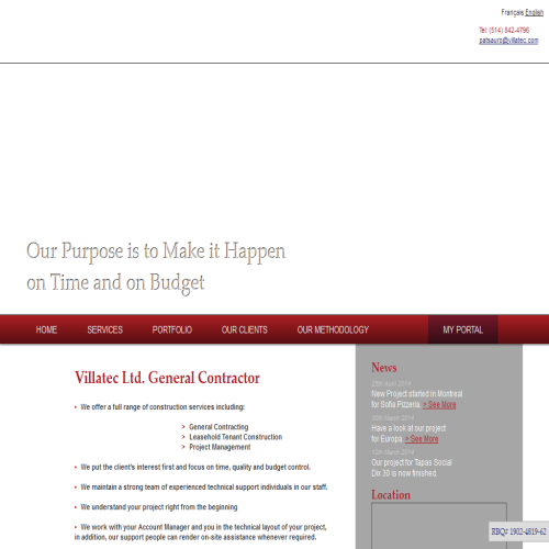 VILLATEC CONSTRUCTION INC