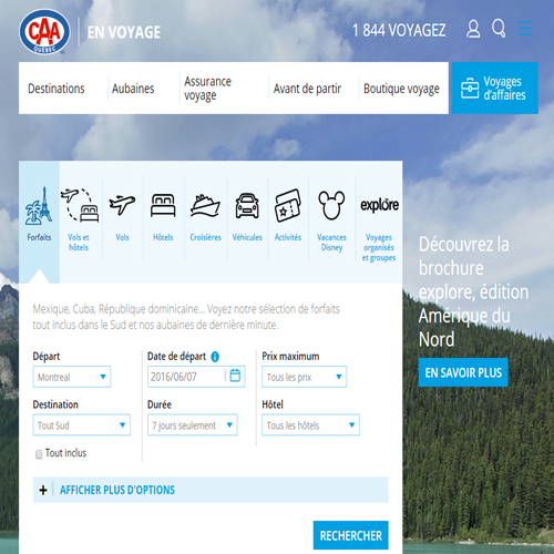 CAA-QUéBEC AGENCE DE VOYAGES