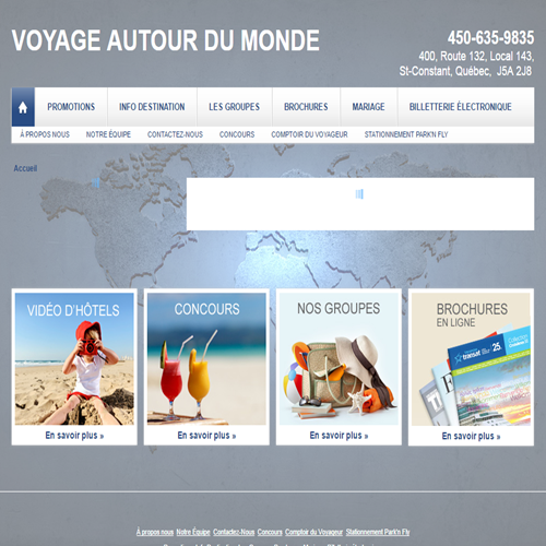 VOYAGE AUTOUR DU MONDE INC