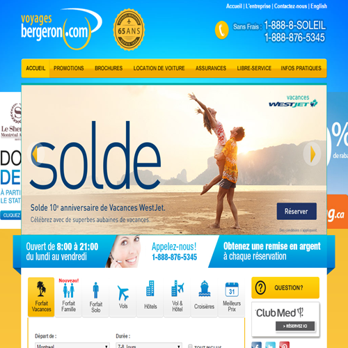 VOYAGES BERGERON INC VOYAGES BERGERON INC