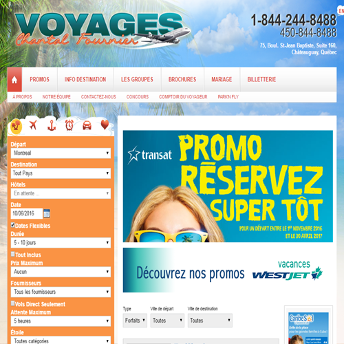 VOYAGES CHANTAL FOURNIER INC VOYAGES CHANTAL FOURNIER INC