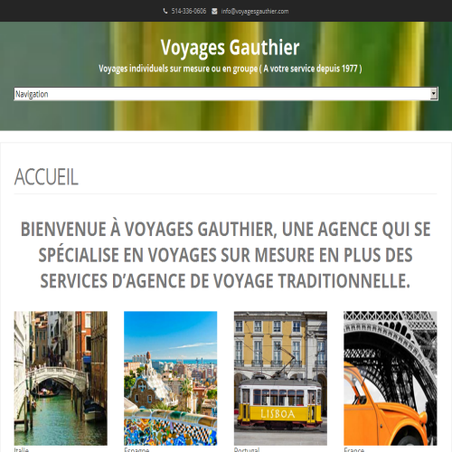 VOYAGES GAUTHIER INC