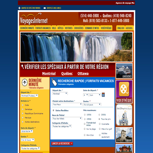 VOYAGES INTERNET