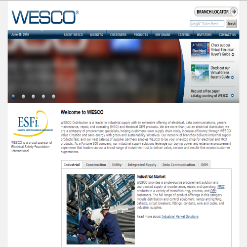 WESCO DISTRIBUTION-CANADA INC