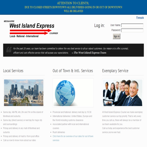 WEST ISLAND EXPRESS