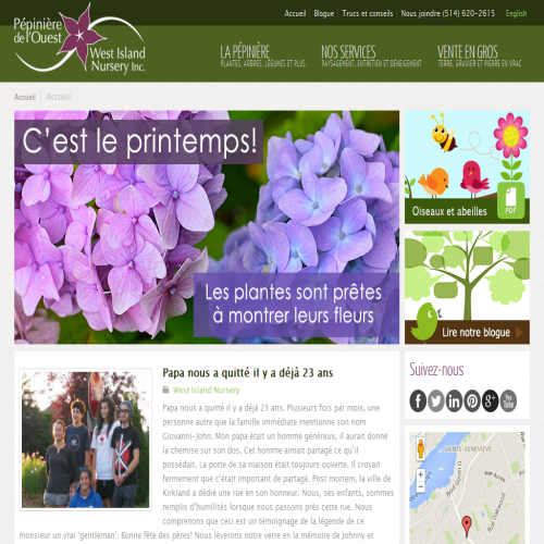 WEST ISLAND NURSERY & GARDEN CENTRE INC