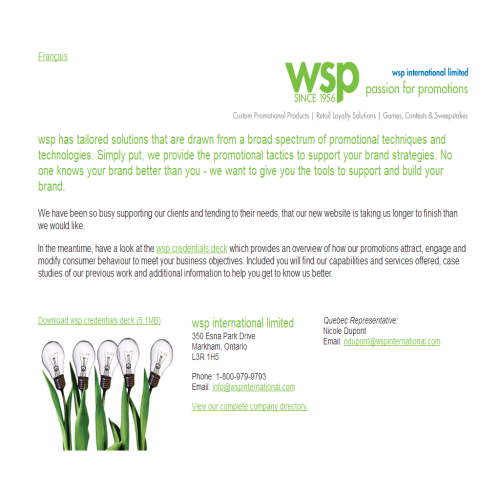 W S P MARKETING INTERNATIONAL LTD